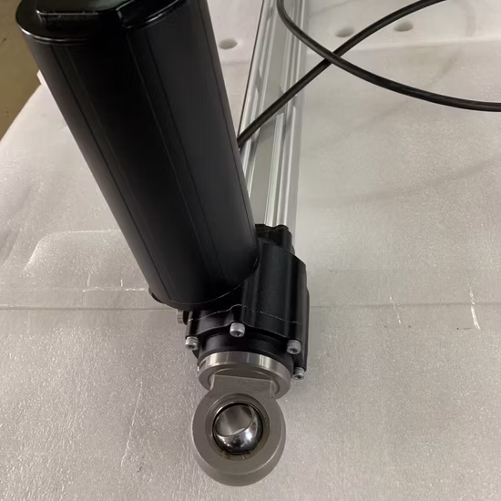 Высокоскоростной синхронный трубчатый солнечный свет с ходом 900 мм, двигатель 24 В, электрический линейный привод 12 В для солнечного трекера